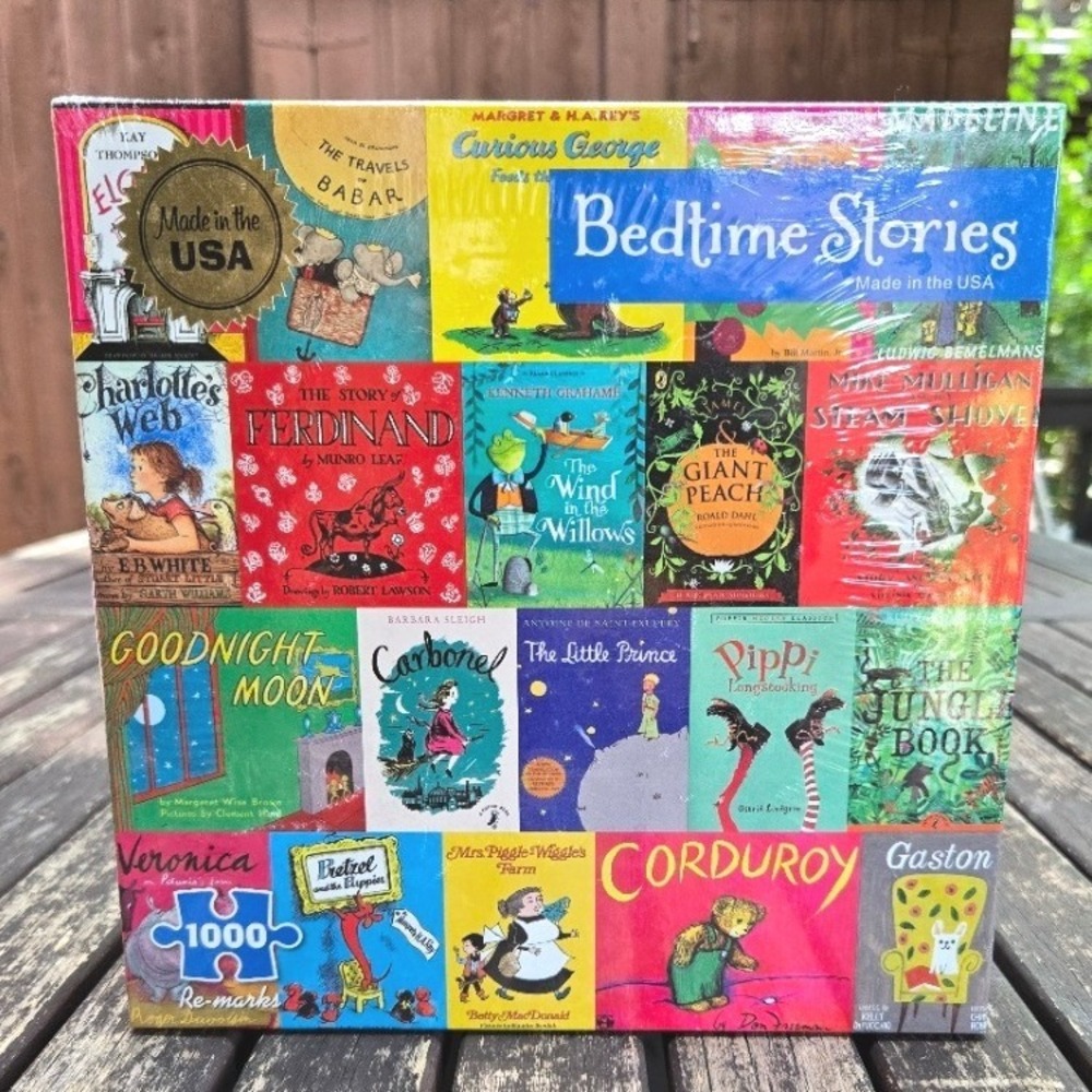 Re-marks Bedtime Stories 1000 Piece Jigsaw Puzzle Children Book Covers Sealed